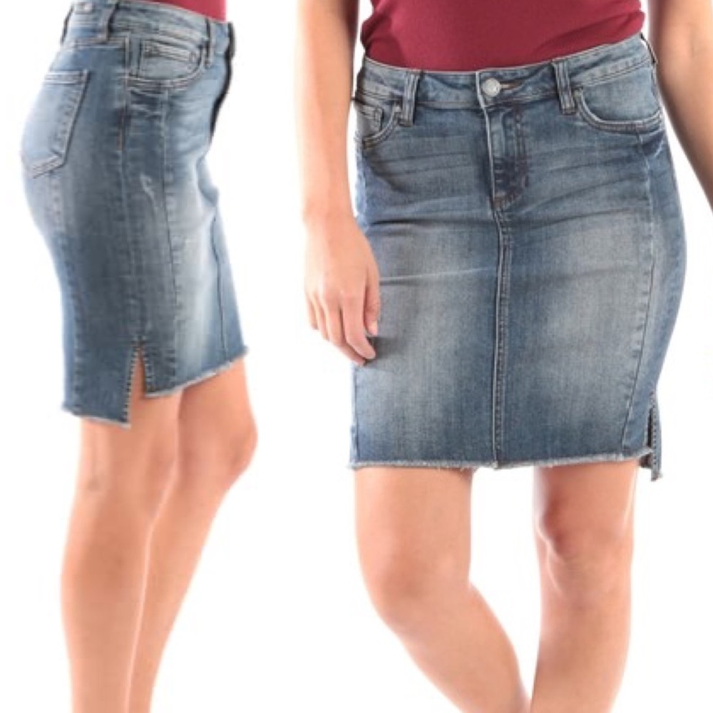 KUT FROM THE KLOTH Connie Step Hem Skirt NWOT 2